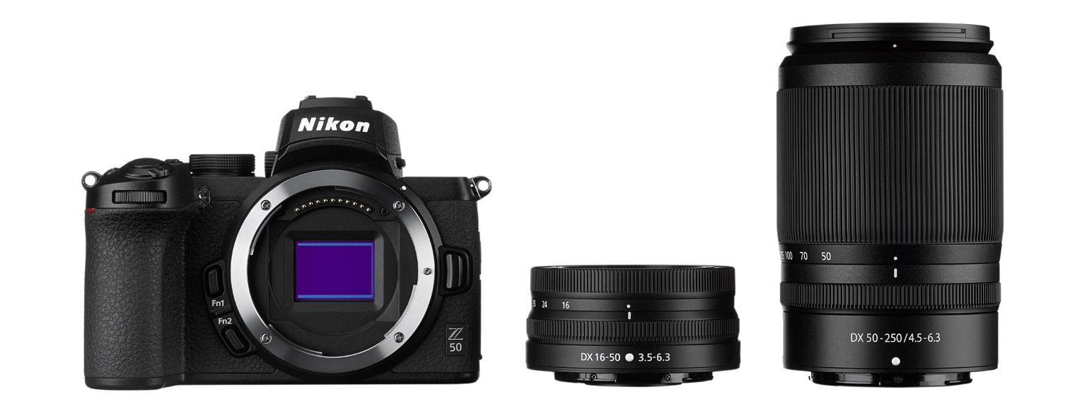 Nikon Z 50 e obiettivi NIKKOR Z in formato DX