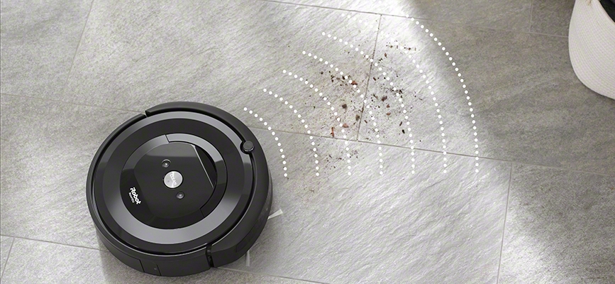 iRobot's Roomba e5 using dirt detect feature