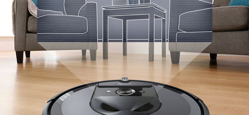 iRobot's Roomba i7 using VSLAM navigation