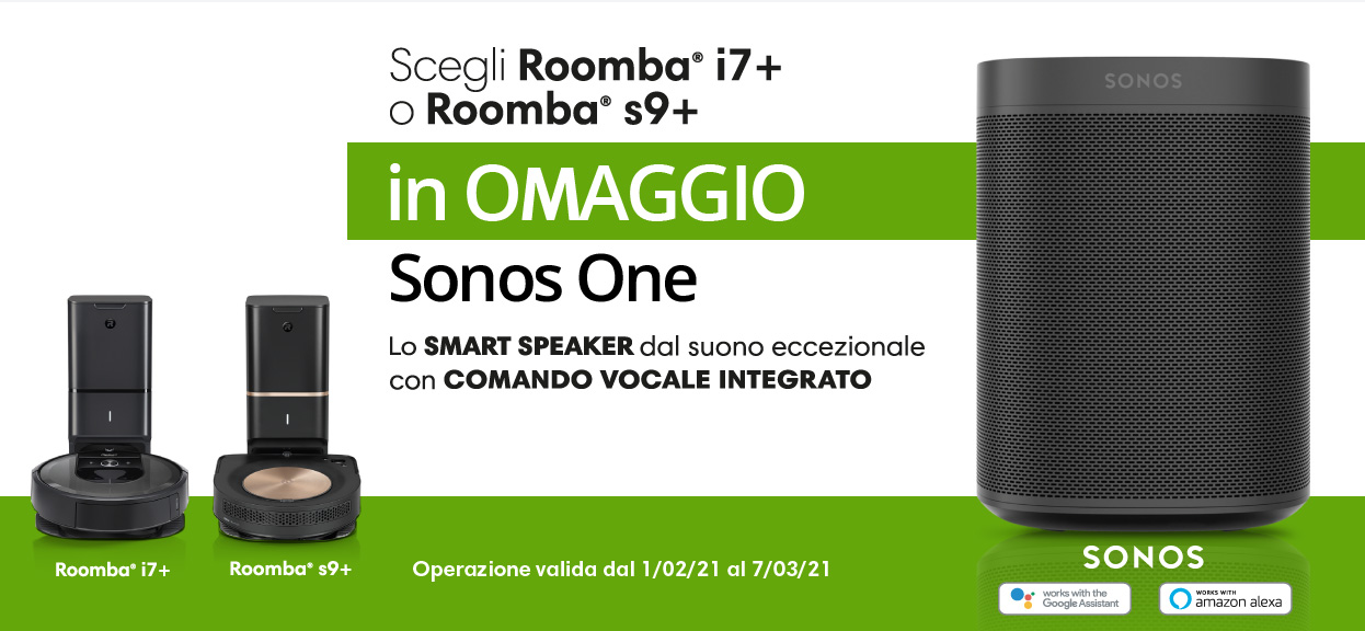 iRobot + Sonos One