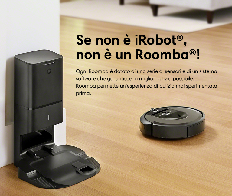 Scopri iRobot Roomba i7+