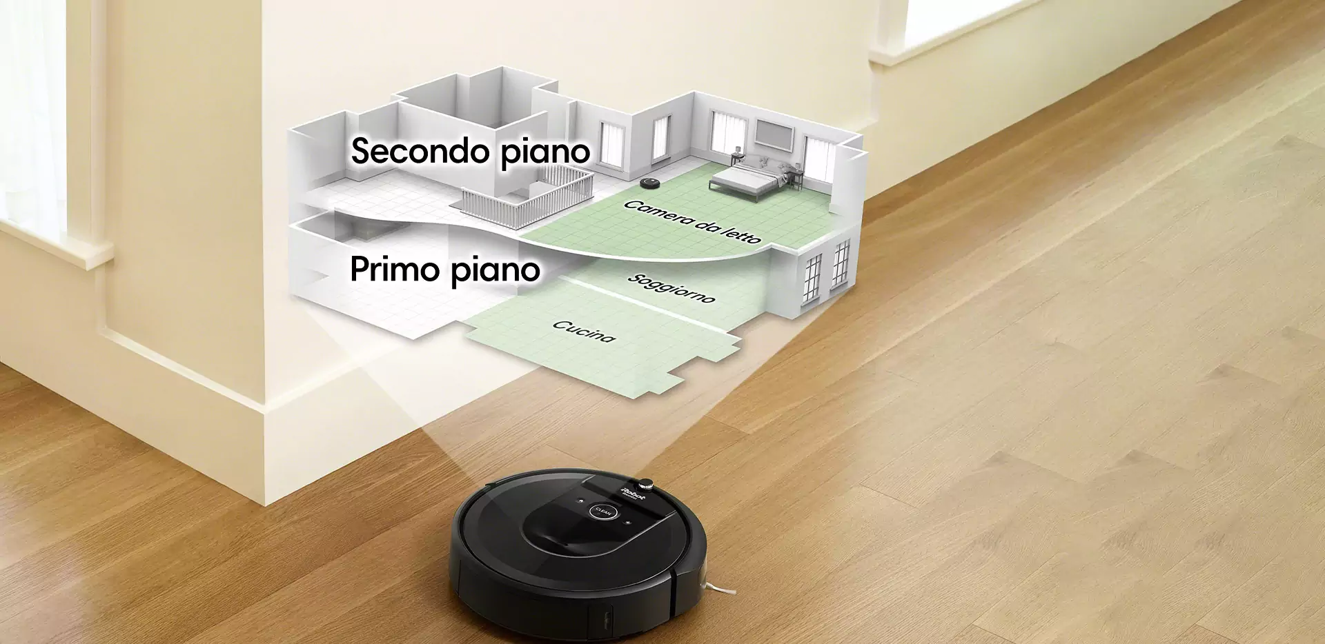 iRobot, Personalizzazione di una mappa iRobot Roomba i7