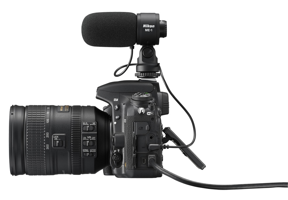 Registrazione digitale dell'audio nella ripresa video: reflex Nikon HD-SLR