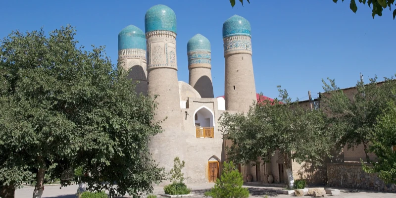 Uzbekistan, Bukhara madrasa Chor-Minor