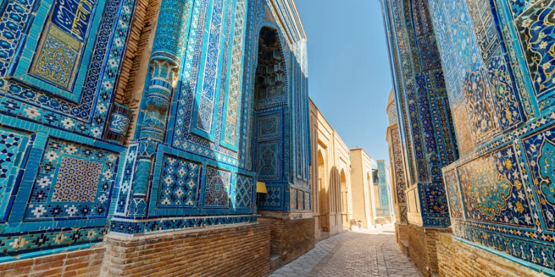 Uzbekistan, Samarcanda necropoli Shah-i-Zinda